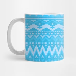 Ethnic blue ornament #4 Mug